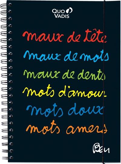 Cahier Elastibook A4 Ben Quo Vadis, modèles assortis