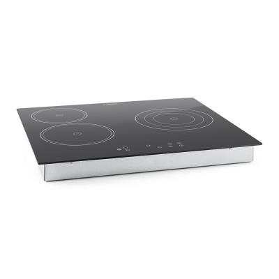 Klarstein Virtuosa Plaque de cuisson encastrable vitrocéramique & verre 3 zones