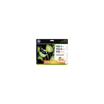 HP 935XL - 3 - geel, cyaan, magenta - origineel - printcartridge / papierpakket