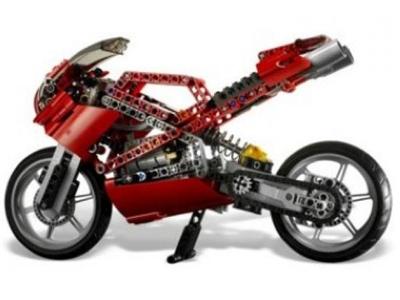 LEGO - 8420 - La moto rouge
