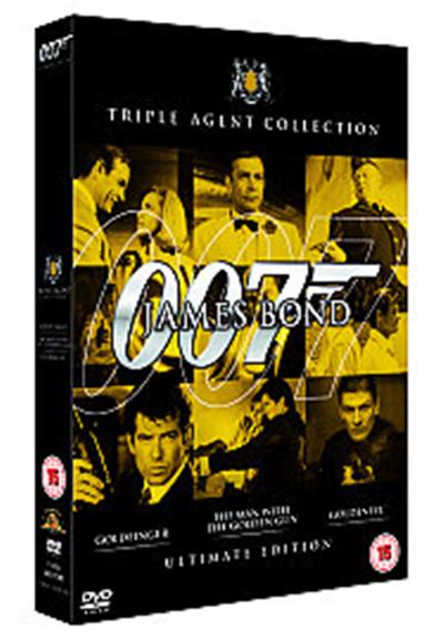 James Bond Ultimate Golden Triple Pack - Goldfinger/The Man With The Golden Gun/Goldeneye , (Box Set)
