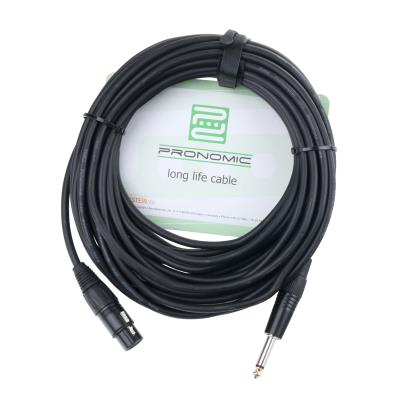 Pronomic Stage XFJ-10Câble Micro XLR / Jack 10m Noir
