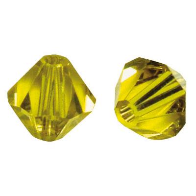 Perle Swarovski - Jaune d or - Ø 8 mm - 11 pièces