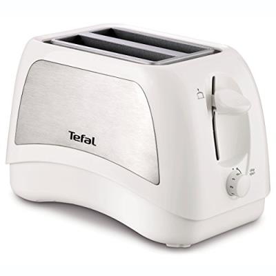 Tefal tt131e delfini plus grille-pain deux, 7 niveaux de brunissage, grille réchauffe-viennoiseries, blanc
