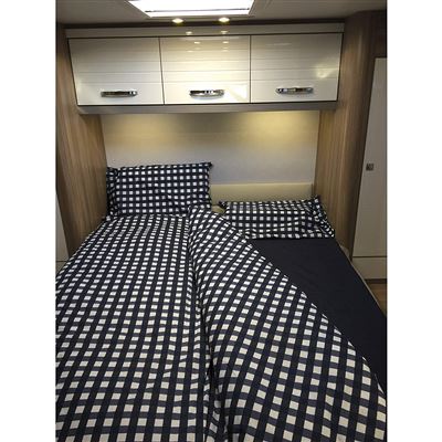 Couchage grand confort Duvalay Vichy Navy