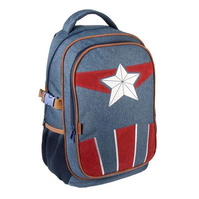 Cerdá Avengers Sac à dos enfants, 47 cm, Bleu (azul)