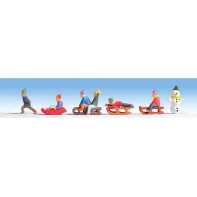 Enfants en neige