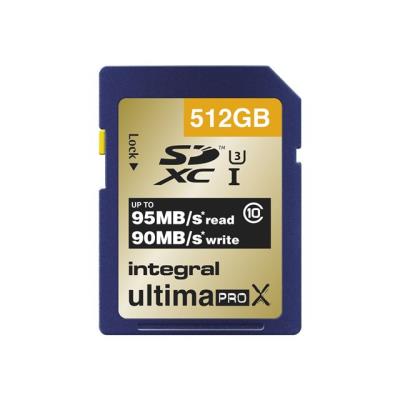 Integral UltimaPro X - flashgeheugenkaart - 512 GB - SDXC UHS-I