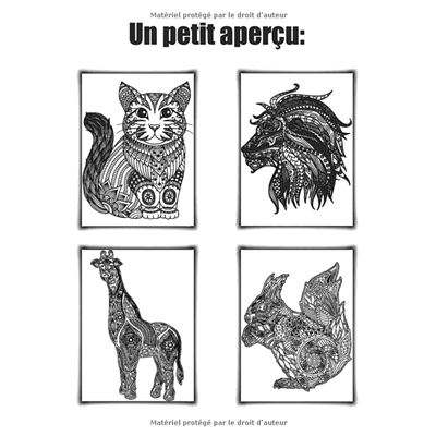 pages détachables Livre de coloriage Arteza pour adultes 72 feuilles pour l'anxiété 100 lb le soulagement du stress et la détente illustrations d'animaux 6.4x6.4 pouces pages détachables Livre de coloriage Arteza pour adultes 72 feuilles pour l'anxiété 100 lb le soulagement du stress et la détente illustrations d'animaux 6.4x6.4 pouces