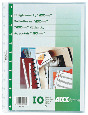 Adoc System - Pochette Adoc A4 - Paquet De 10