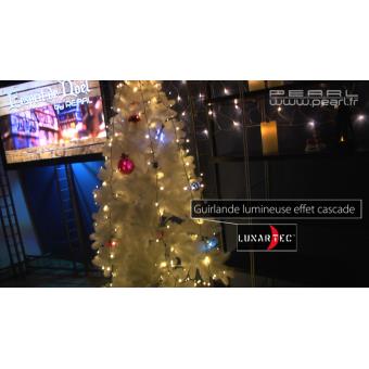 Guirlande lumineuse 6 fils / 240 LED effet cascade pour sapin de Noël -  Achat & prix