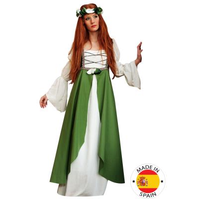 Déguisement Médiéval vert Femme XL