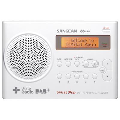 Récepteur portable DAB+ Sangean DPR69 blanc