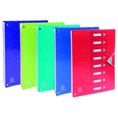 Offix 56520e A4 PP conçue File – Multicolore (lot de 5)