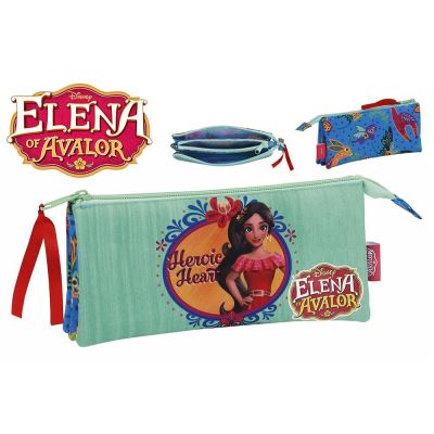 Elena d´Avalor Fourre-tout triple 22x10x3