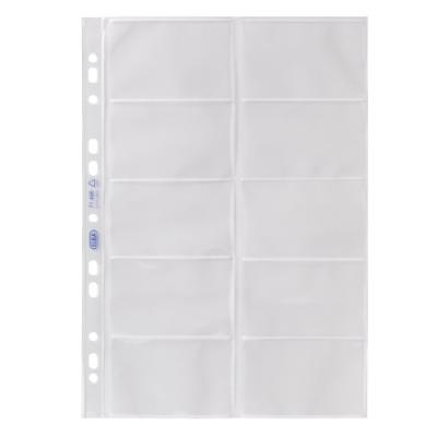 Veloflex 5341000 pack de 10 pochettes pour 20 cartes de visite format a4 20 100460994