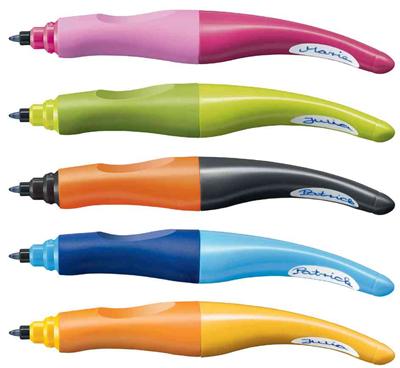 STABILO - Stylo à pointe roller rechargeable EASYoriginal, DROITIER, Rosoe/Rose inclues 3 cartouches