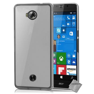 Housse etui coque pochette silicone gel fine pour Acer Liquid Jade Primo - BLANC TRANSPARENT