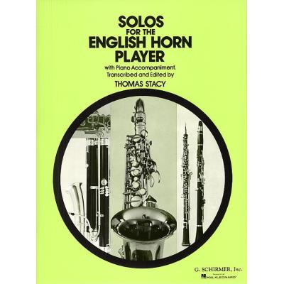Partitions Classique Schirmer Solos For The English Horn Player - Cor Anglais Cor