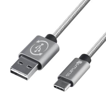 Câble USB type C vers USB en Nylon 1m - Charge & Synchro Rapide - 4Smarts -  Câbles USB - Achat & prix