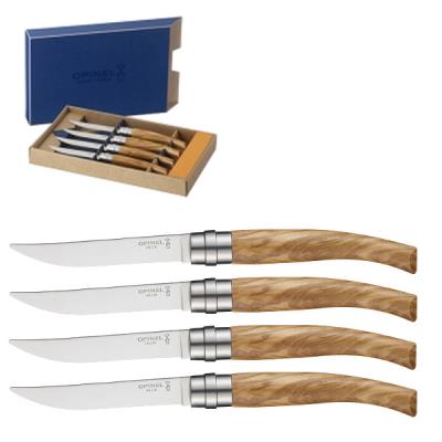 Coffret 4 couteaux de table Chic en olivier - OPINEL