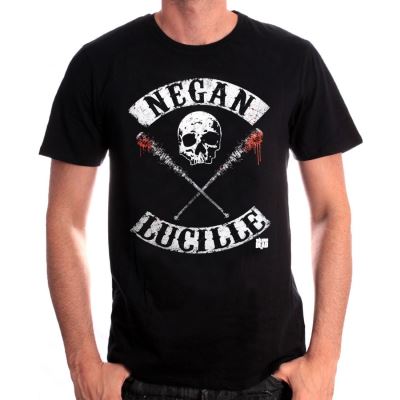 Tshirt The Walking Dead - Negan & Lucille - Noir - XXL