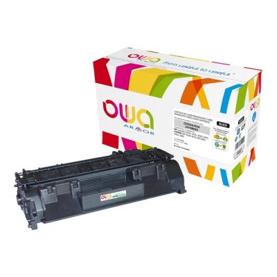 OWA - zwart - gereviseerd - tonercartridge (alternatief voor: HP CE505A)