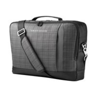 Hp slim ultrabook top load - sacoche pour ordinateur portable - 15.6 - plaid gris, tissage noir - pour chromebook 11 g4, eliteb