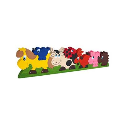 Aba 30 x 8 x 1,2 cm (puzzle grand modèle animal, multicolore)