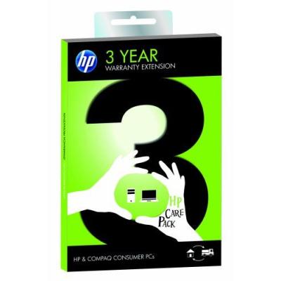 HP Warranty extension Contrat de maintenance prolong é remplacement 3 ann ées enl èvement et retour 7 jours ouvrables r éparation