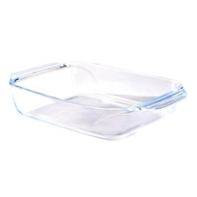 Pyrex 8010661 optimum plat à four rectangulaire en verre ultra résistant prise en main facile 31x20 cm