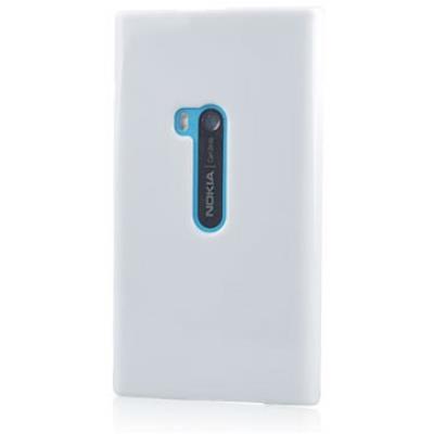 Housse Nzup Softy Blanche Glossy pour Nokia Lumia 920.