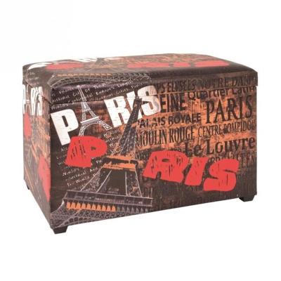 PARIS coffre de rangement pliable en simili