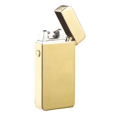 Briquet électronique USB à double arc électrique - Doré