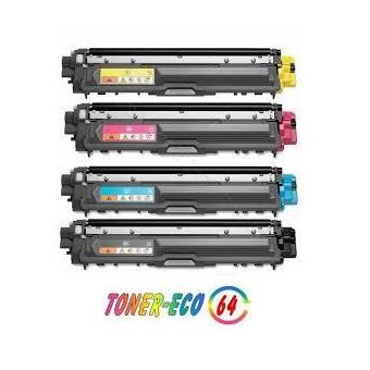 Kit de recharge toner compatible 4 couleurs pour BROTHER DCP 9020CDW