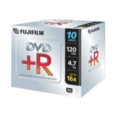 FUJIFILM - DVD+R x 10 - 4.7 GB - opslagmedia