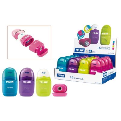 Exposant 16 taille-crayons Capsule Milán