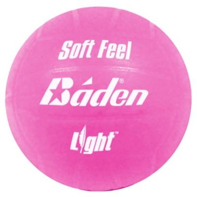 Baden ballon de volleyball doux au toucher rose