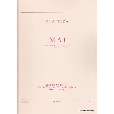 Partitions classique LEDUC NODA R. - MAI - SAXOPHONE ALTO SOLO Saxophone