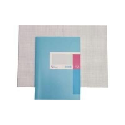 König & ebhardt - livre de compte, format a6, quadrillé, 32 pages, cahier cartonné, tête fixe (8616210) konig & ebhardt