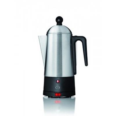 C3 30-32001 design percolateur 2-6 tasses, acier inoxydable brossé, eco