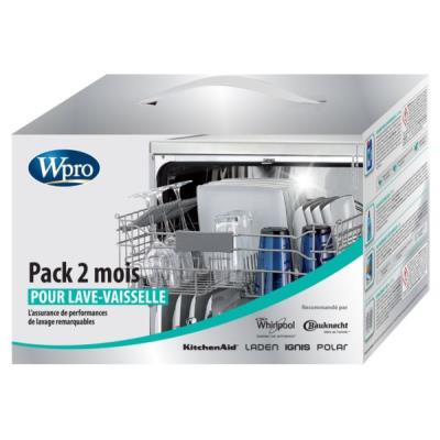 Produit entretien vaisselle WPRO PACK Lave-vaisselle 2 mois