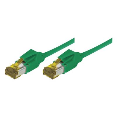 Cordon Patch Rj45 S/ftp cat 6a Lsoh Snagless Vert - 0,30 m