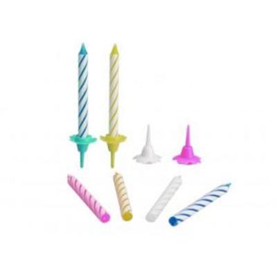 IBILI - Ustensiles et accessoires de cuisine - lot de 12 bougies anniversaire ( 7562-12 )