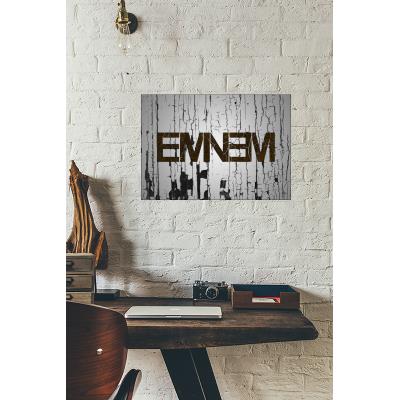 Cadre déco en plexiglas 21cm x 29.7cm épais. 3mm hip hop eminem
