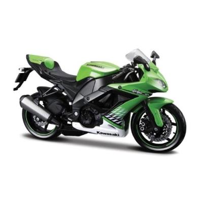 2010 KAWASAKI NINJA ZX-10R [MAISTO 31187], GREEN, 1:12 DIE CAST