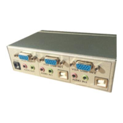 M-Cab - Commutateur Écran-Clavier-Souris/Audio/Usb - Ps/2, Usb - 2 X Kvm / Audio / Usb - 1 Utilisateur Local - Ordinateur De Bureau