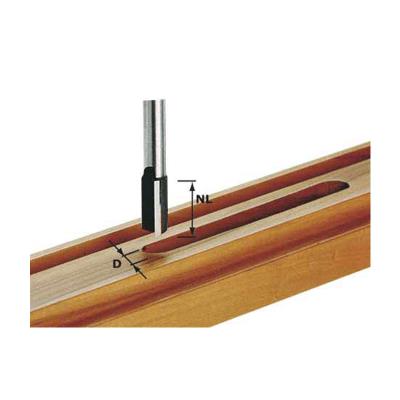 Fraise à Rainurer avec Arête De Base Hw S12 D14/40 Festool 491088
