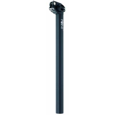 Point tige de selle deluxe en aluminium noir noir 350 mm - 31,4 mm