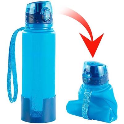 Gourde enroulable en silicone 650 ml